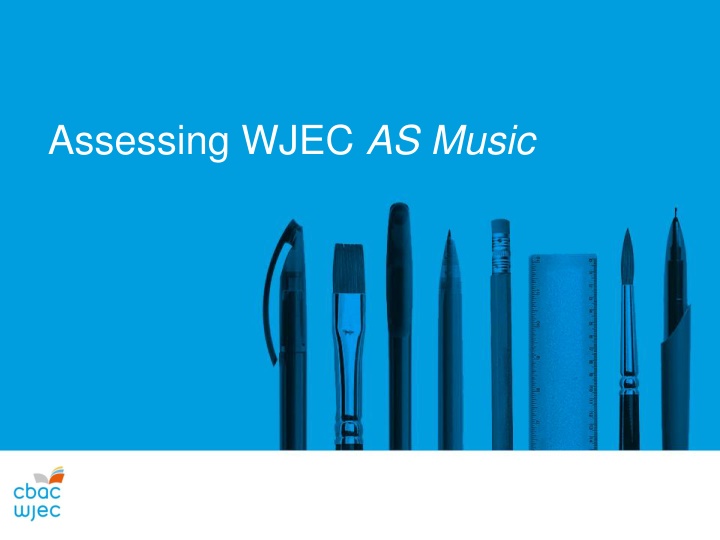 assessing wjec as music