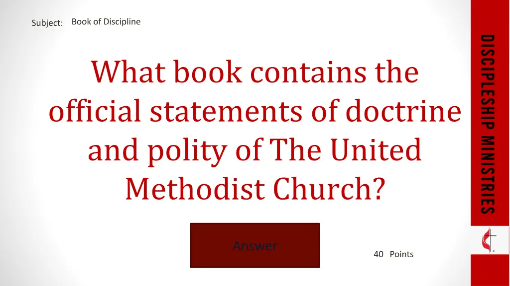 book of discipline 2