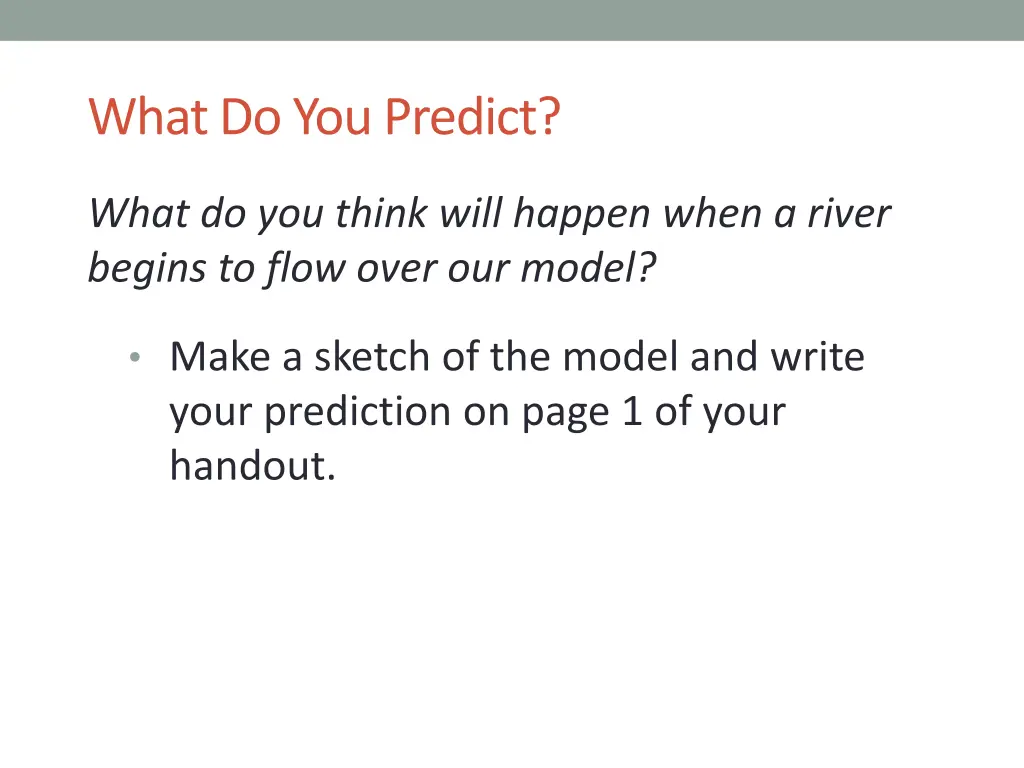 what do you predict
