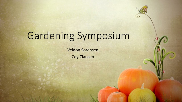 gardening symposium