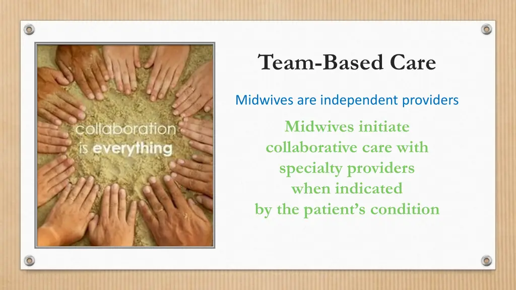 team based care