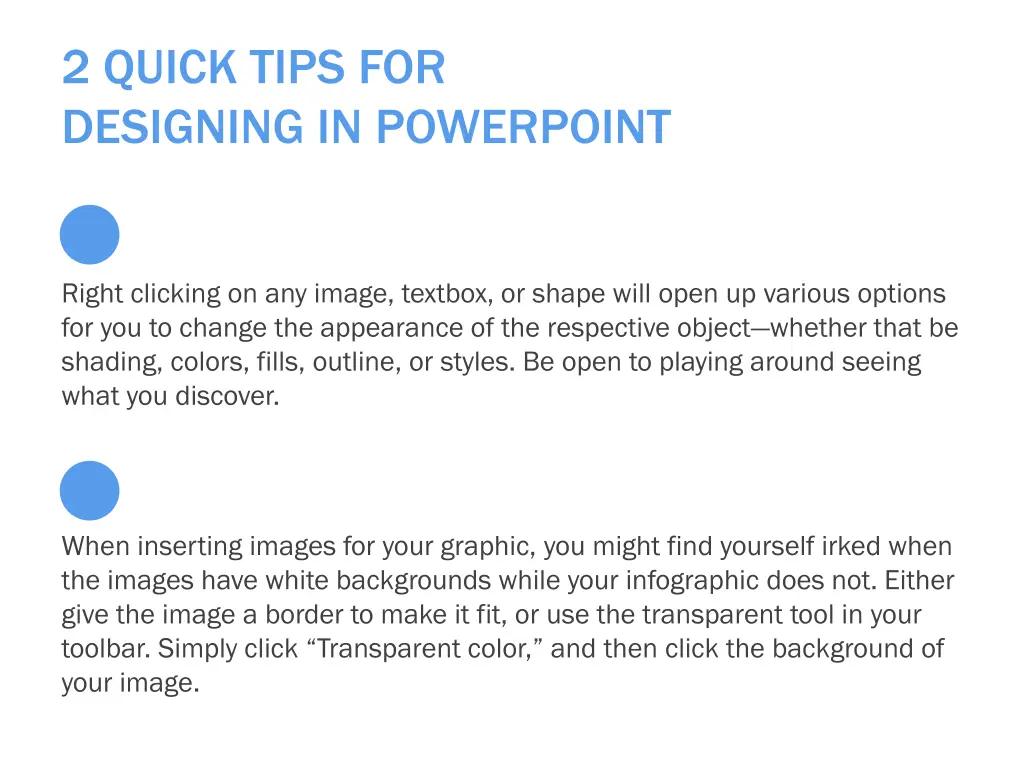 2 quick tips for designing in powerpoint