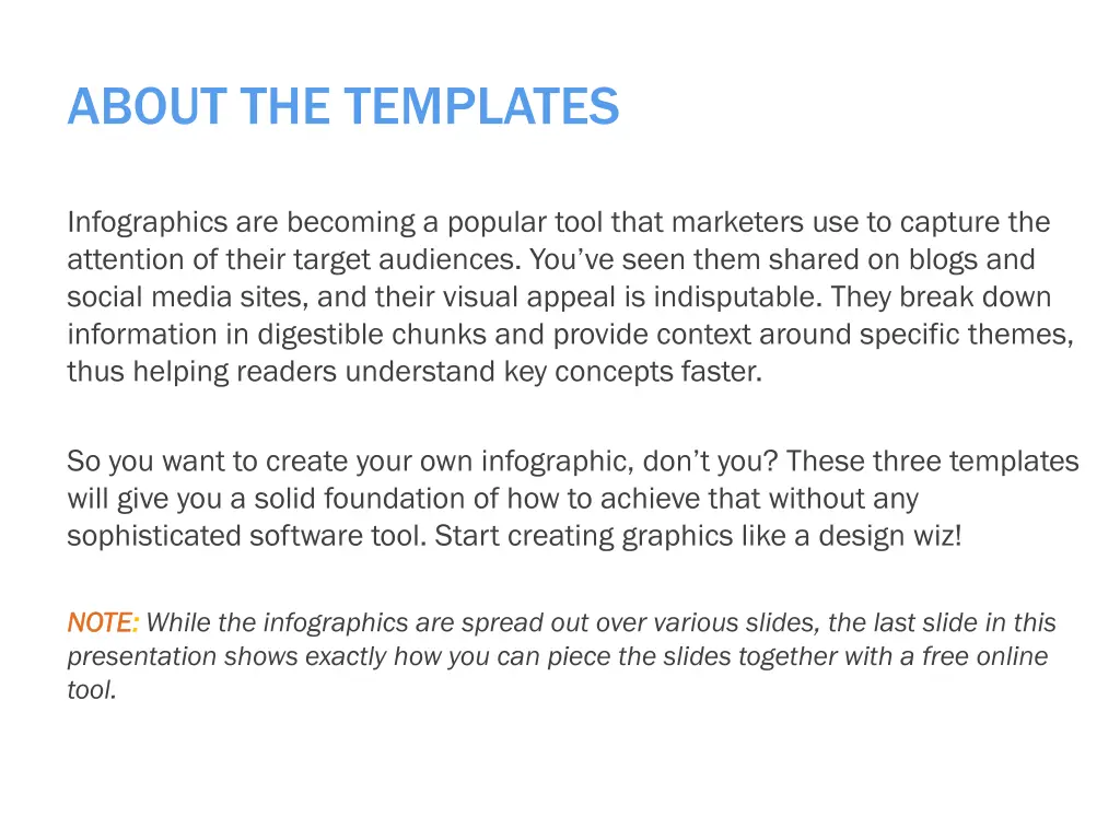 about the templates