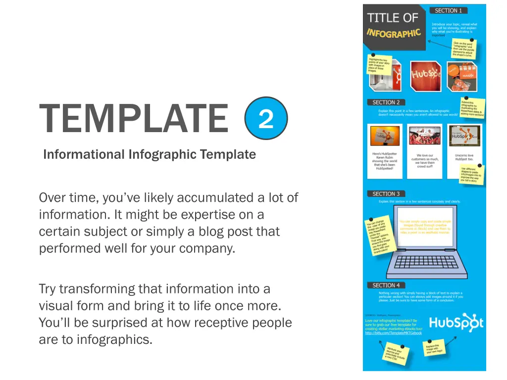 template informational infographic template