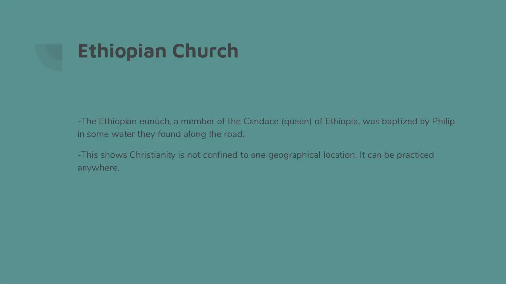 ethiopian church