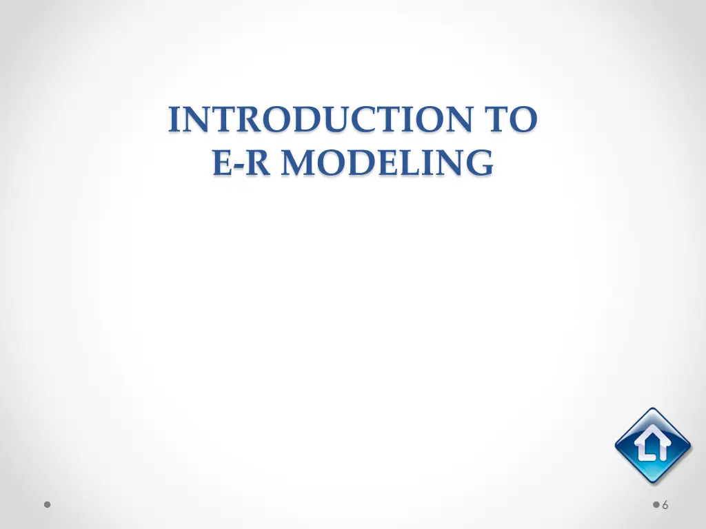 introduction to e r modeling