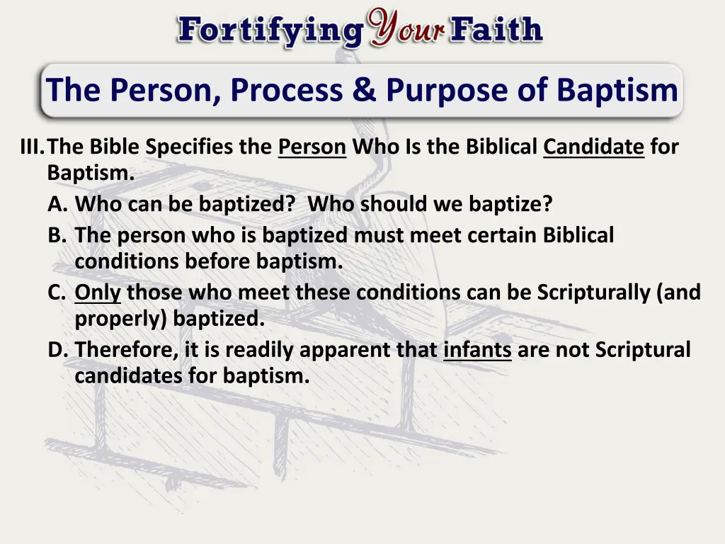 the person process purpose of baptism 2