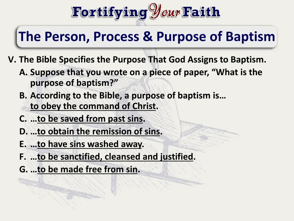 the person process purpose of baptism 4