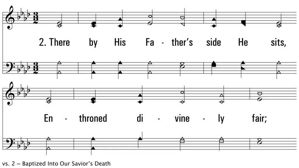 vs 2 baptized into our savior s death