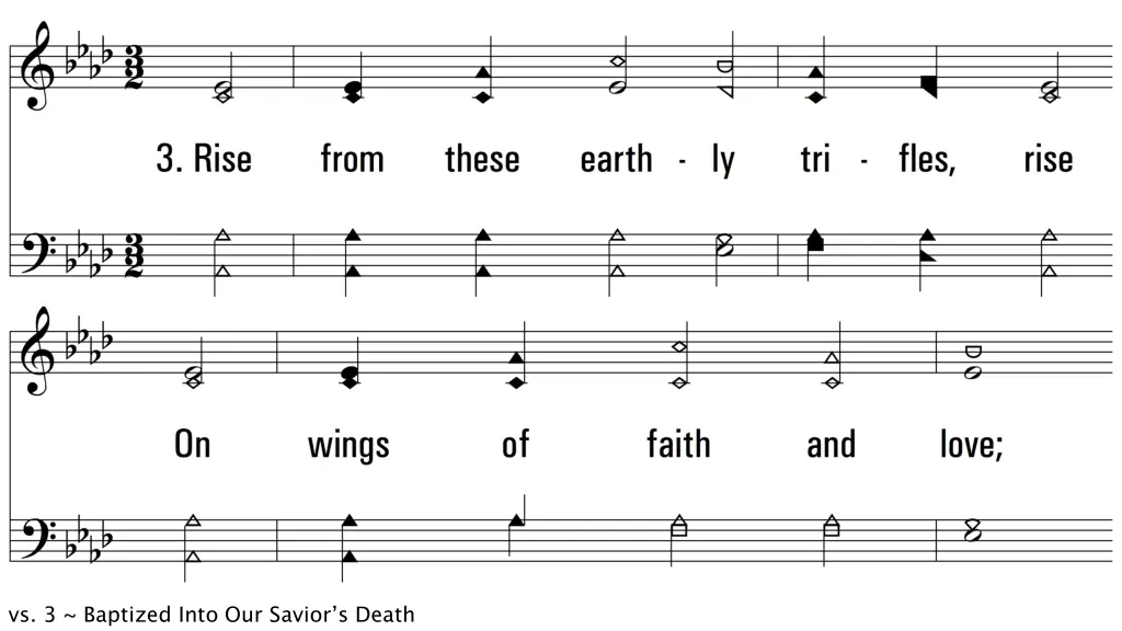 vs 3 baptized into our savior s death