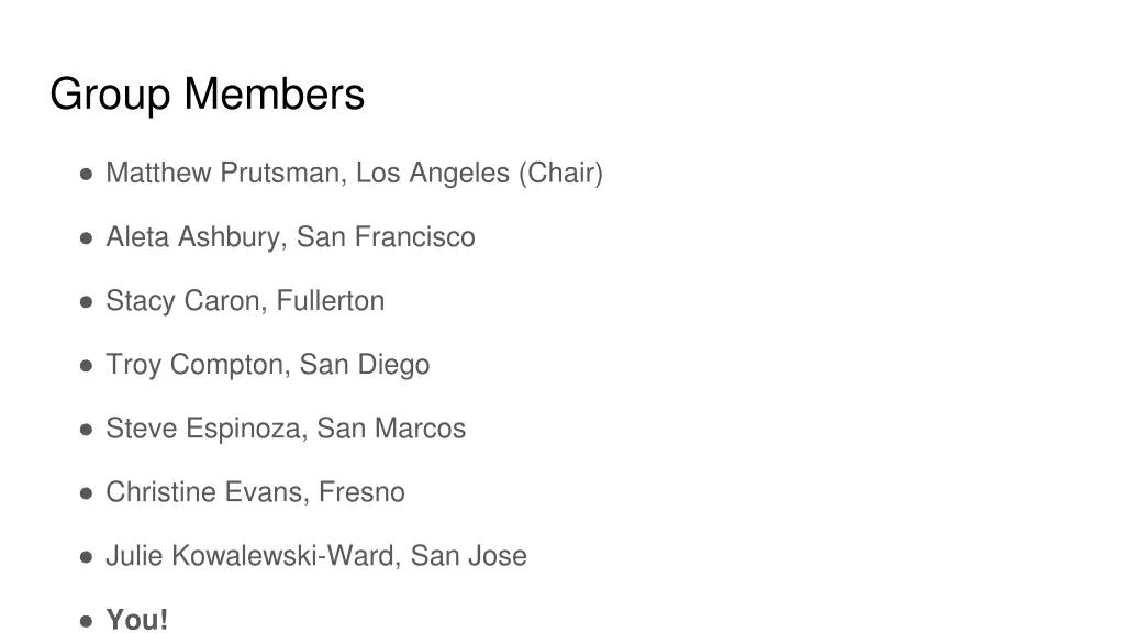 group members