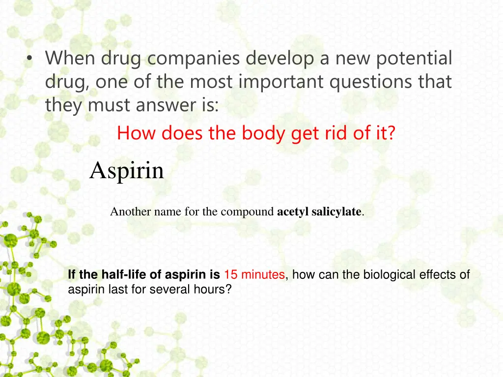 when drug companies develop a new potential drug