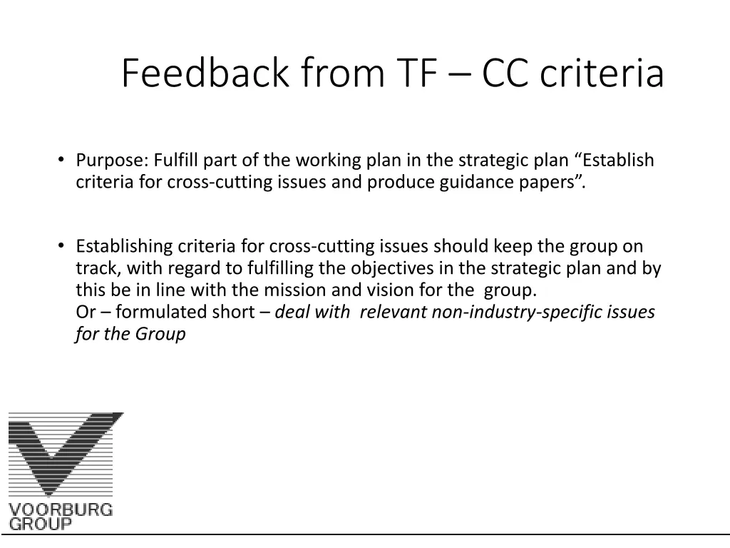 feedback from tf cc criteria 1