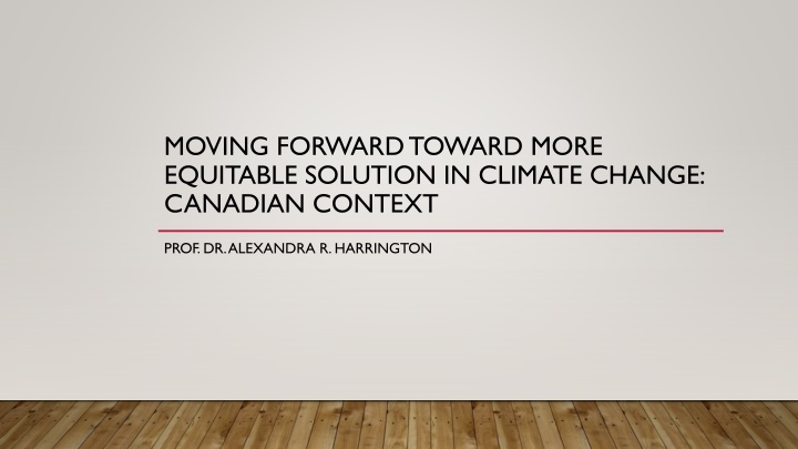 moving forward toward more equitable solution