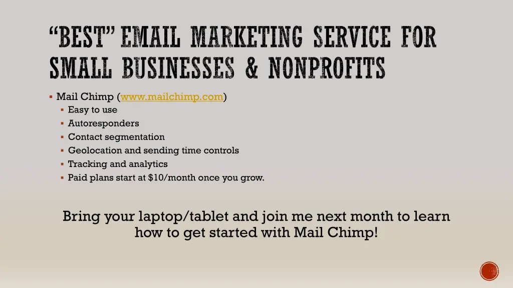 best email marketing service for small businesses