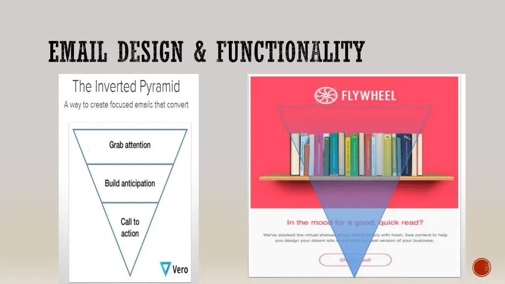 email design functionality