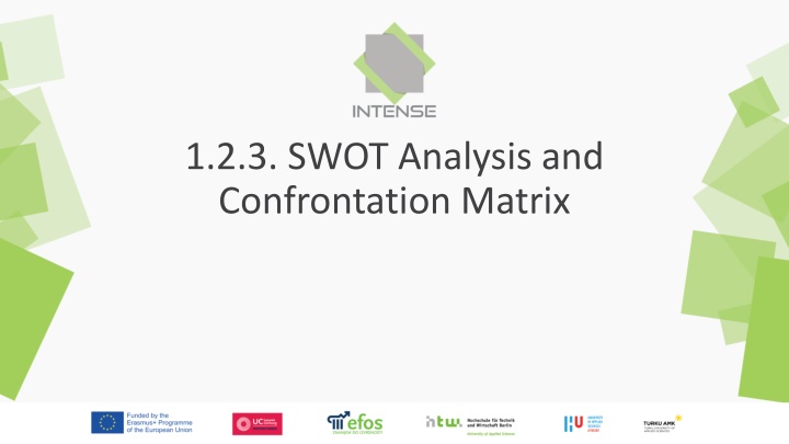 1 2 3 swot analysis and confrontation matrix