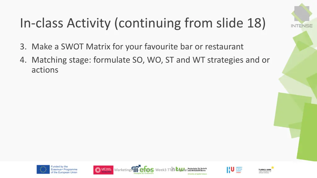 in class activity continuing from slide 18