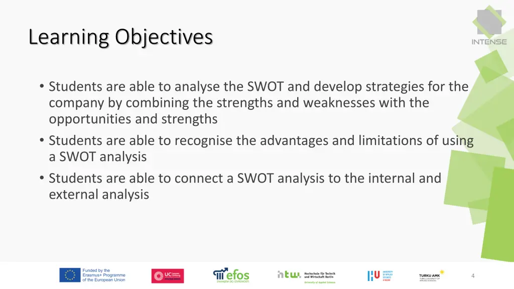 learning objectives
