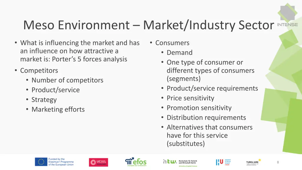 meso environment market industry sector