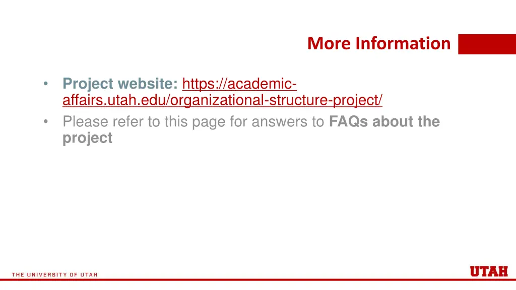 more information