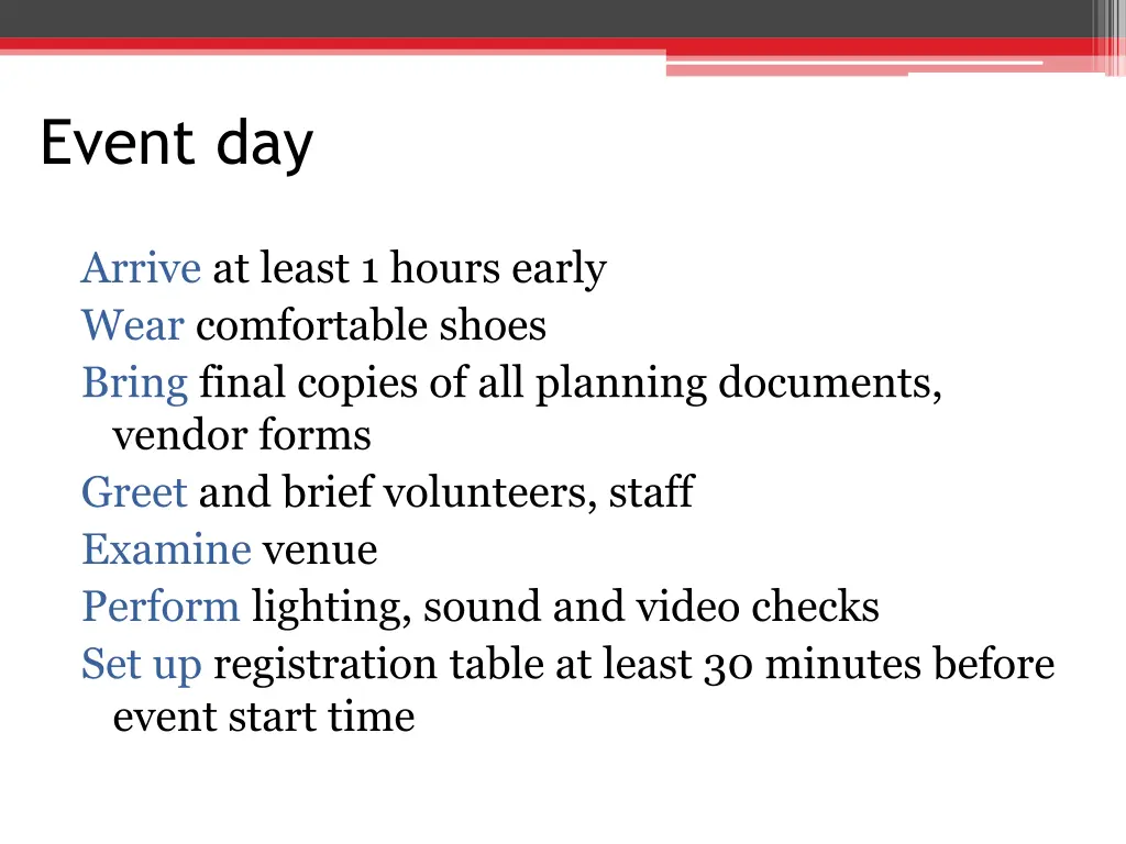 event day