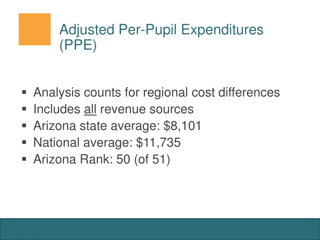 adjusted per pupil expenditures ppe