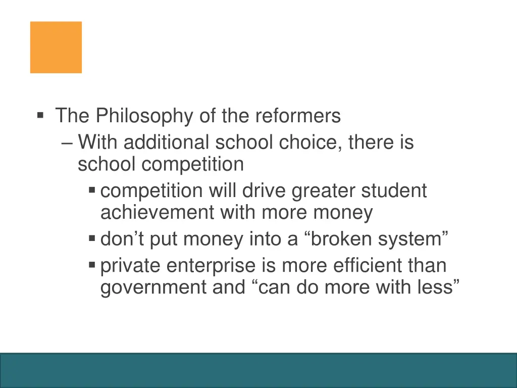 the philosophy of the reformers with additional