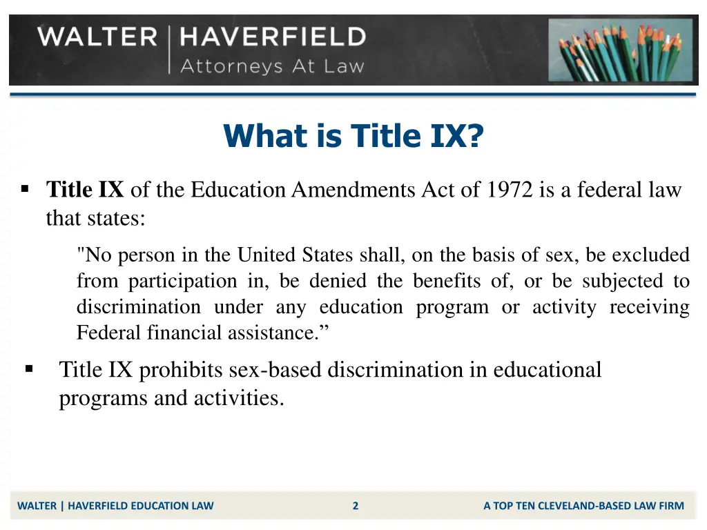 what is title ix