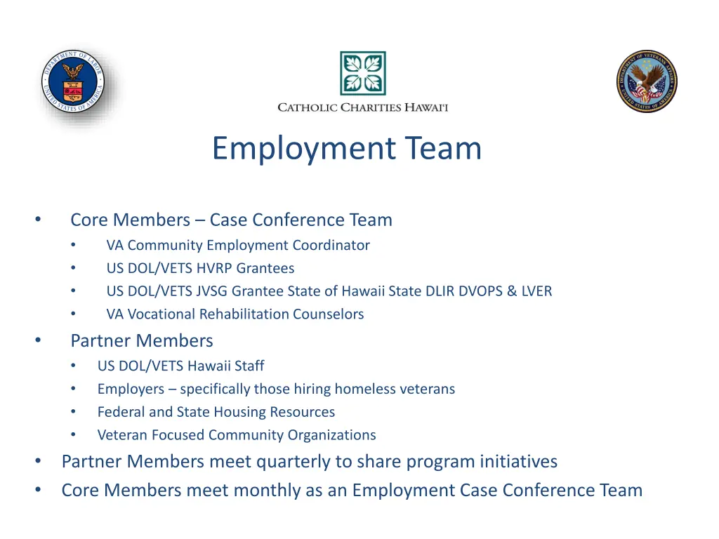 employment team