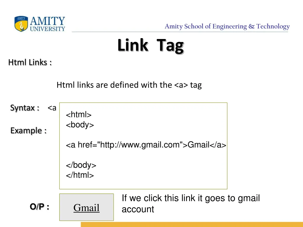 amity school of engineering technology link tag