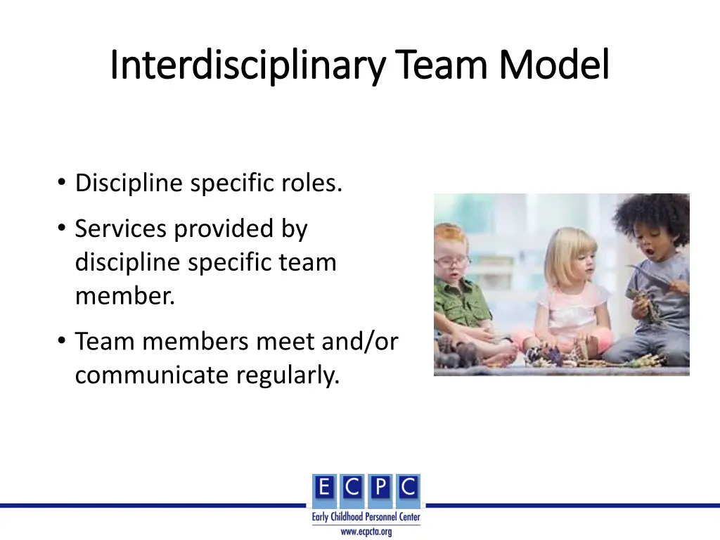 interdisciplinary team model interdisciplinary