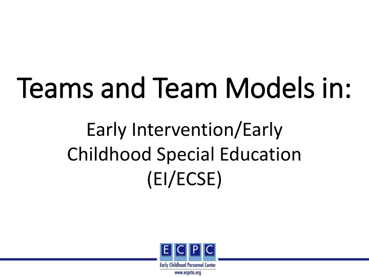 teams and team models in teams and team models in
