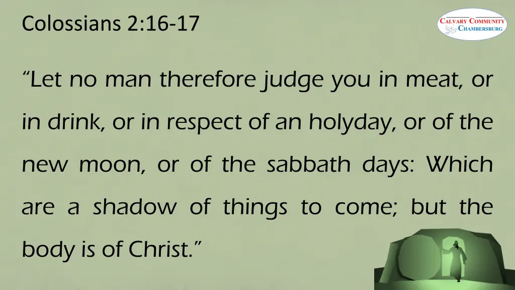 colossians 2 16 17