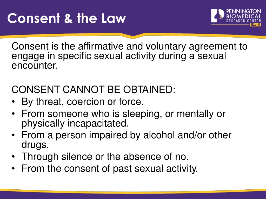 consent the law