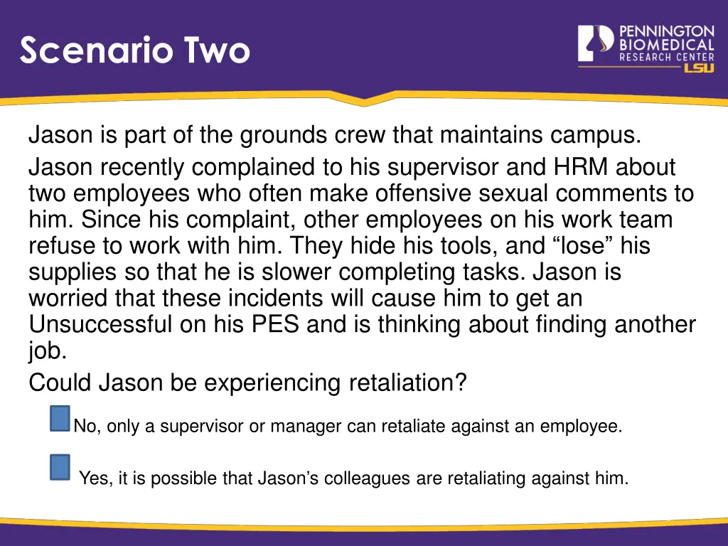 scenario two