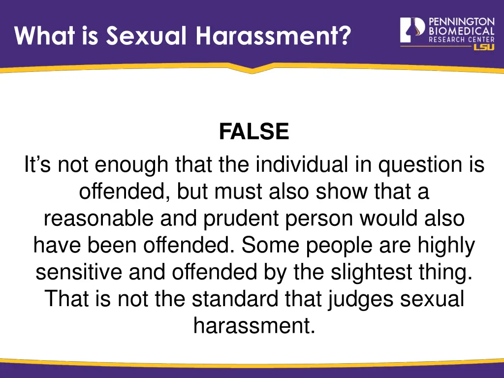 what is sexual harassment 7