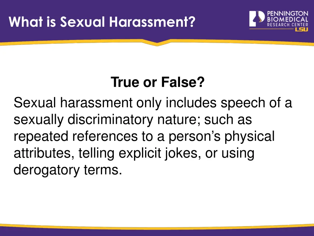 what is sexual harassment