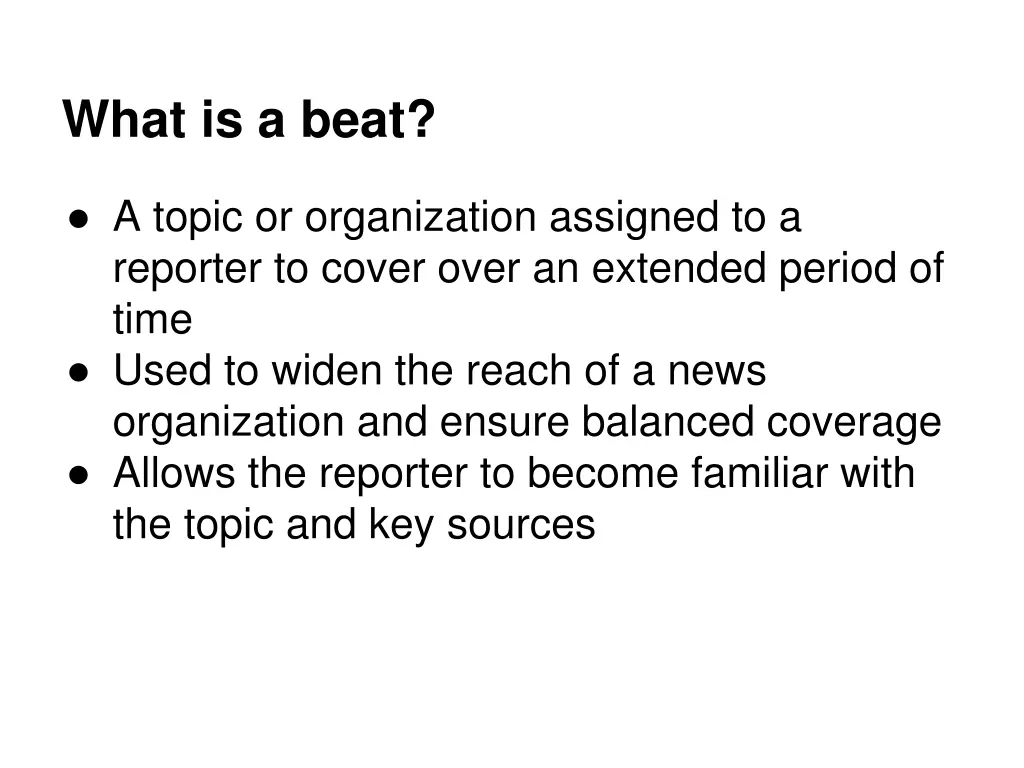 what is a beat