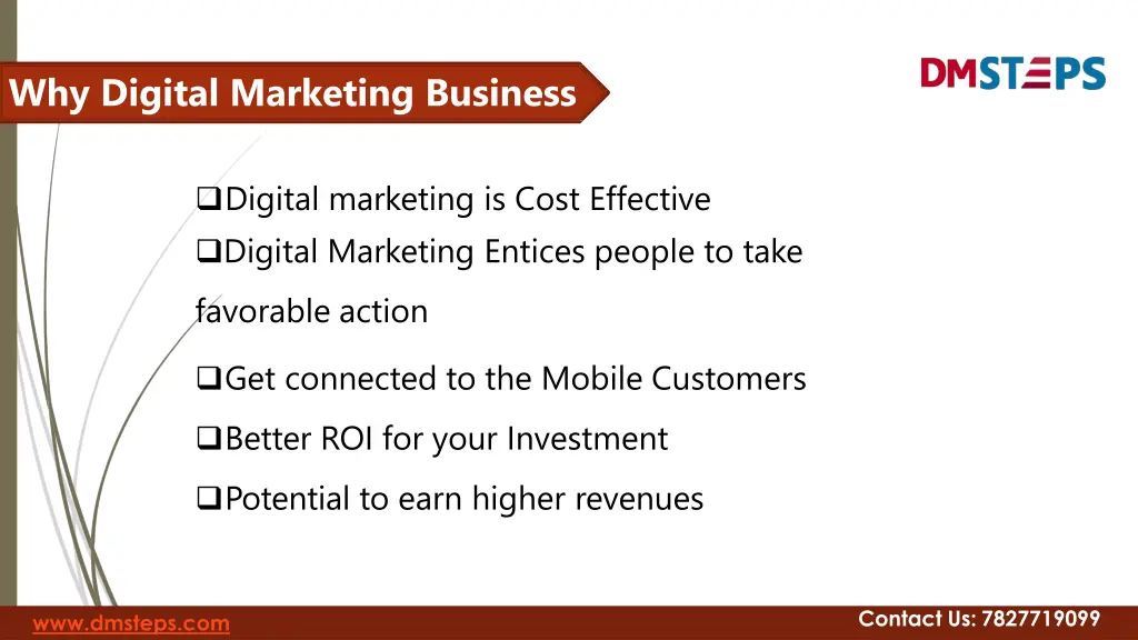 why digital marketing business