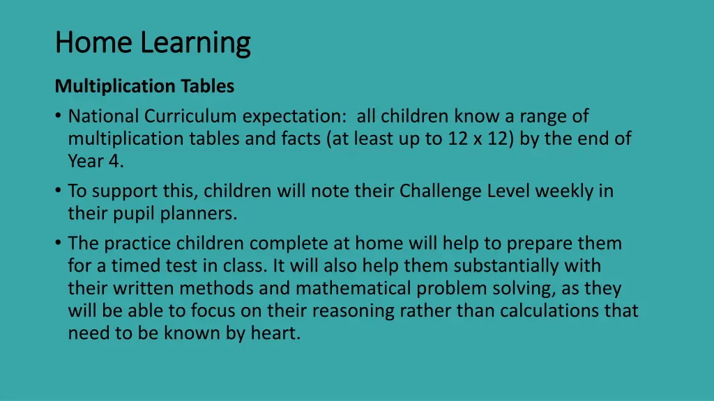 home learning home learning