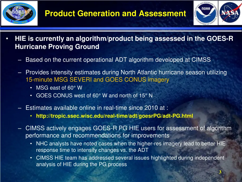 product generation and assessment