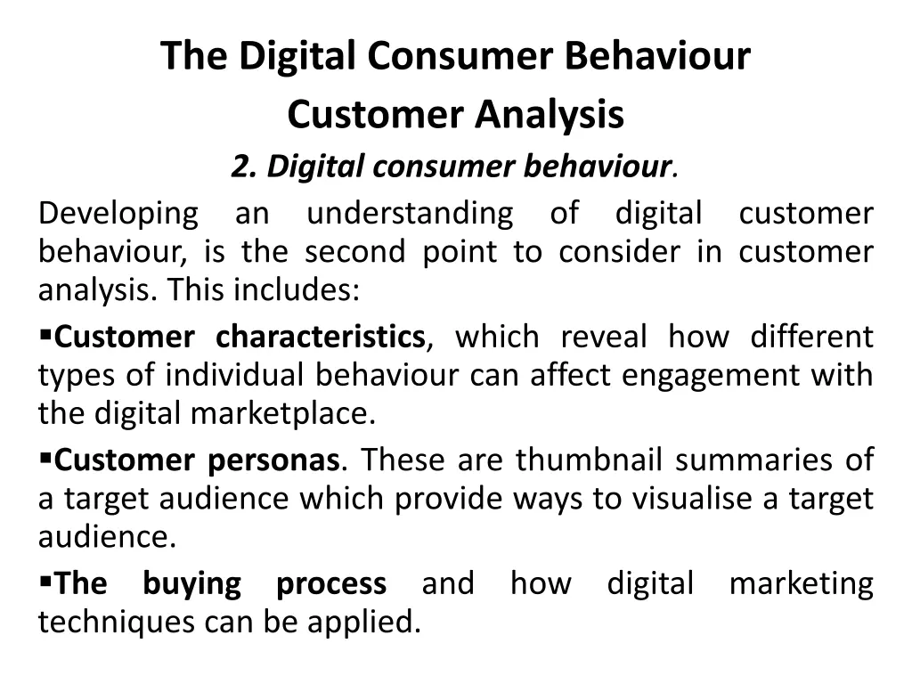 the digital consumer behaviour customer analysis 6