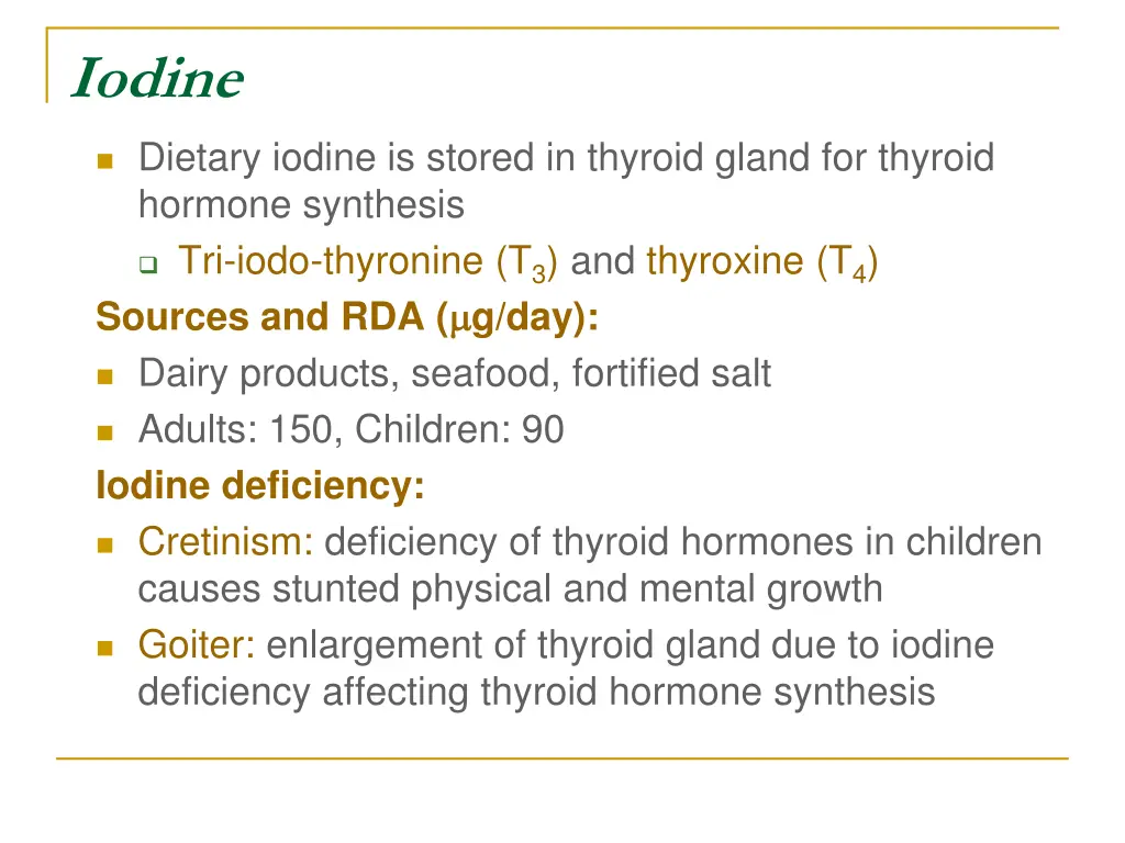 iodine