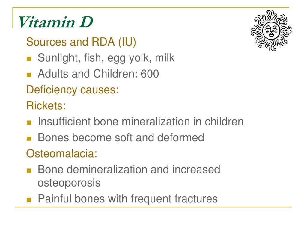 vitamin d sources and rda iu sunlight fish