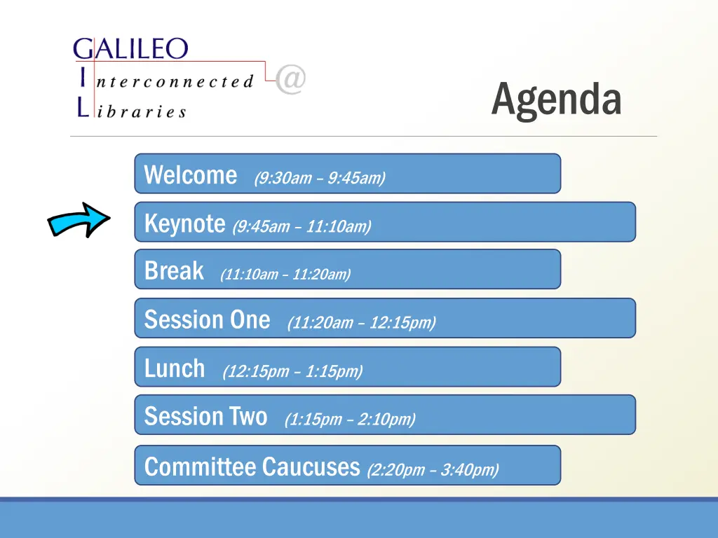 agenda 1