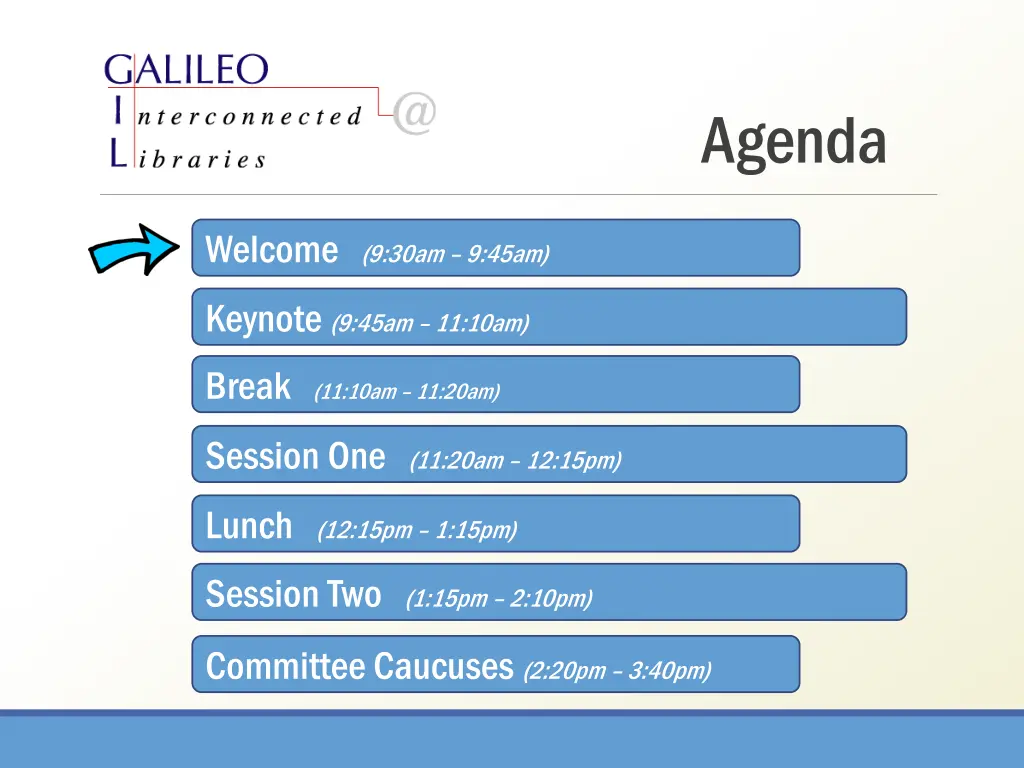 agenda