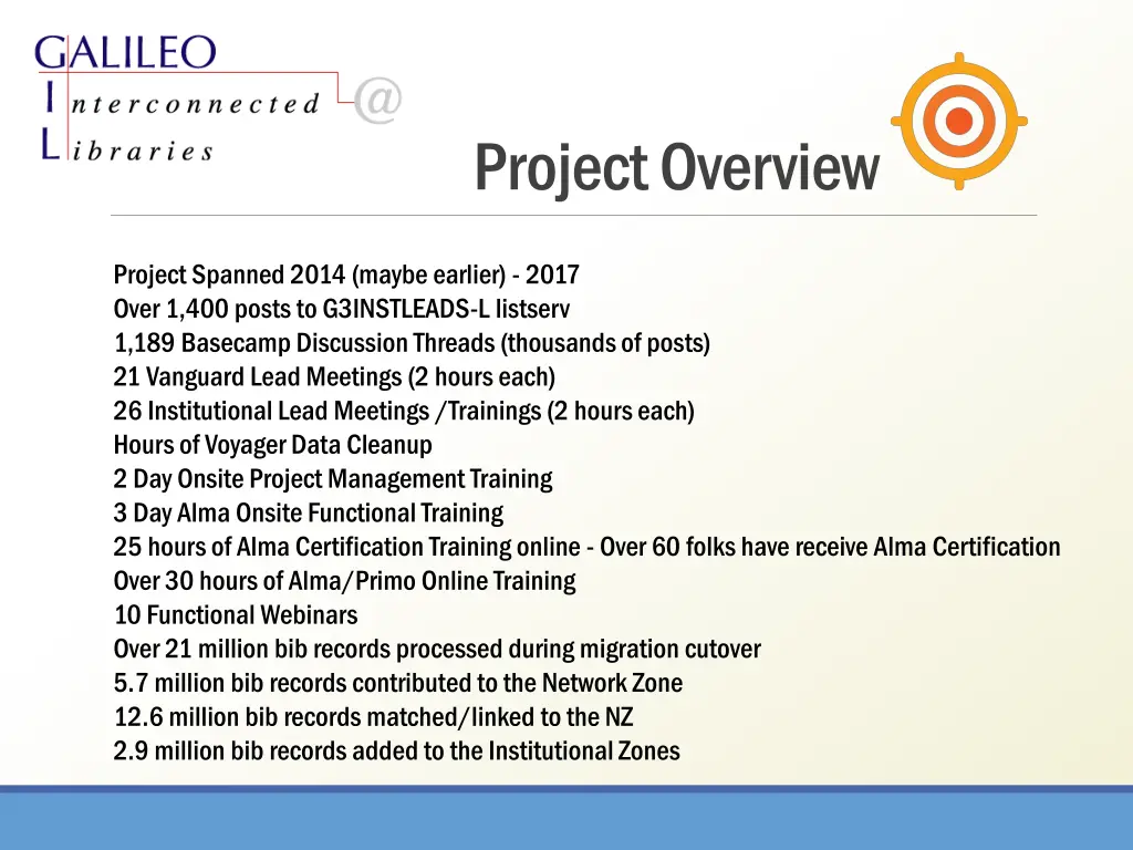project overview 1