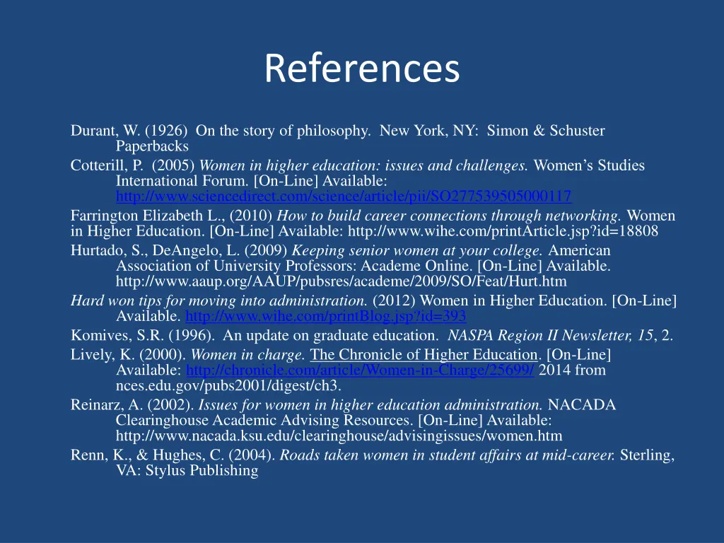 references