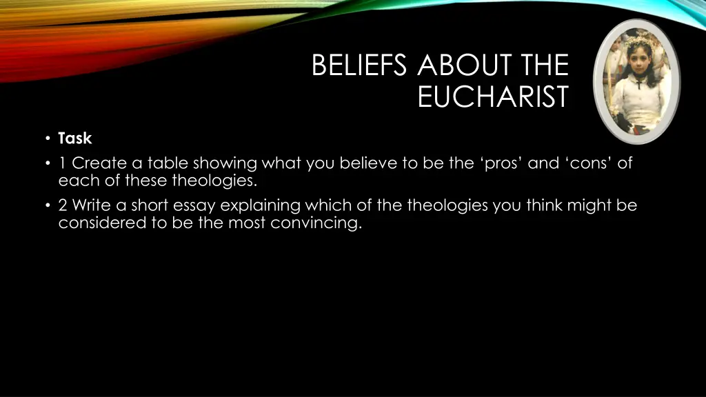 beliefs about the eucharist 4
